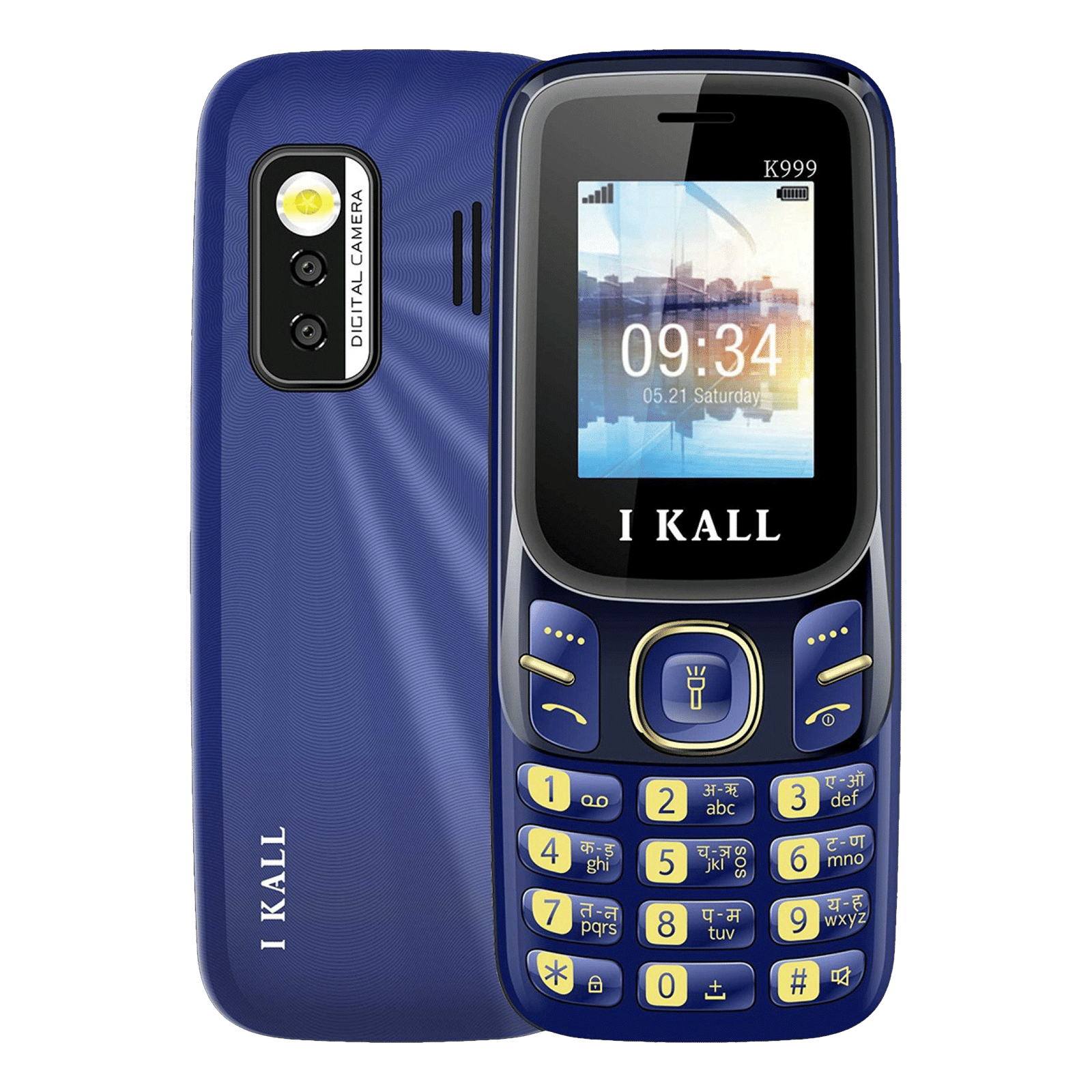 Buy I KALL K999 (32MB, Dual SIM, Rear Camera, Dark Blue) Online Croma